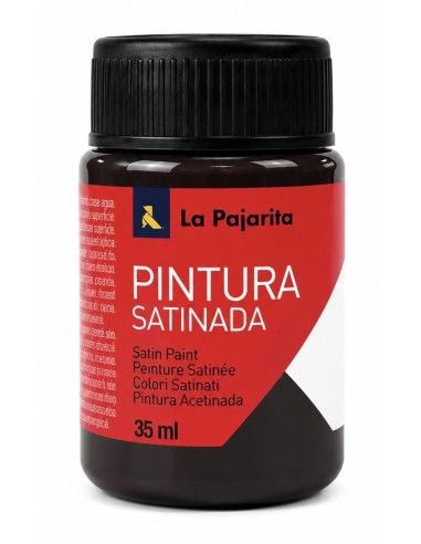 PINTURA LA PAJARITA SATINADA MARRÓN L-10 35ml