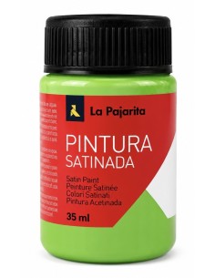 PINTURA LA PAJARITA SATINADA VERDE LORO L-37 35ml
