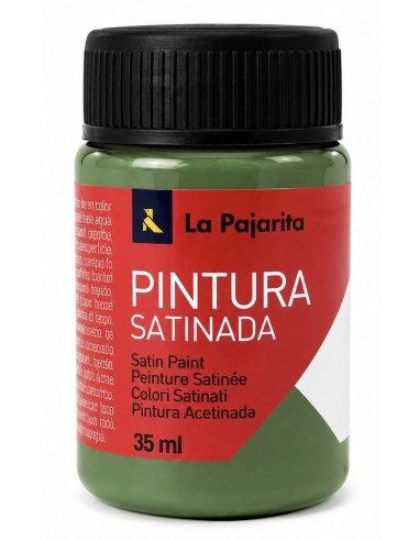 PINTURA LA PAJARITA SATINADA VERDE MONTE L-16 35ml