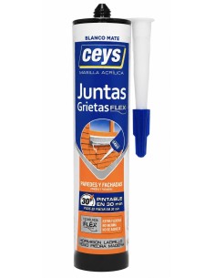 MASILLA ACRÍLICA GRIETAS FLEX BLANCA 280 ml CEYS