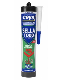 SELLATODO SILICONA NEUTRA BLANCA 280 ml CEYS