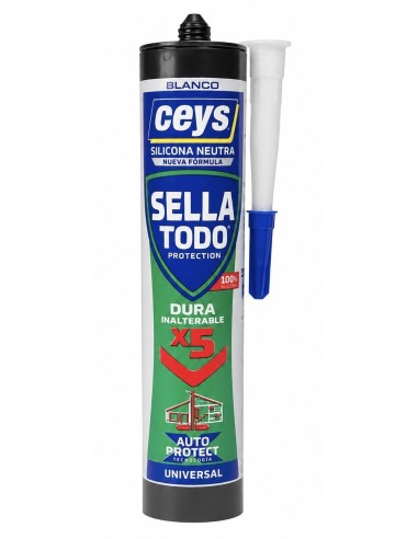 SELLATODO SILICONA NEUTRA BLANCA 280 ml CEYS