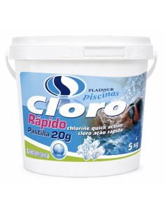CLORO PASTILLAS ACCIÓN RÁPIDA 5kg PLAINSUR