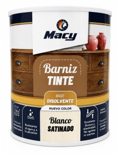 BARNIZ TINTE SATINADO BLANCO 750ml (Macy)