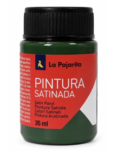PINTURA LA PAJARITA SATINADA VERDE PINO L-41 35ml
