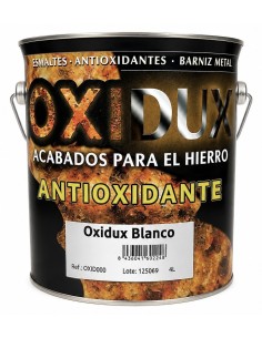 ESMALTE ANTIOXIDANTE BRILLO BLANCO OXIDUX 4lt (Nupinsur)