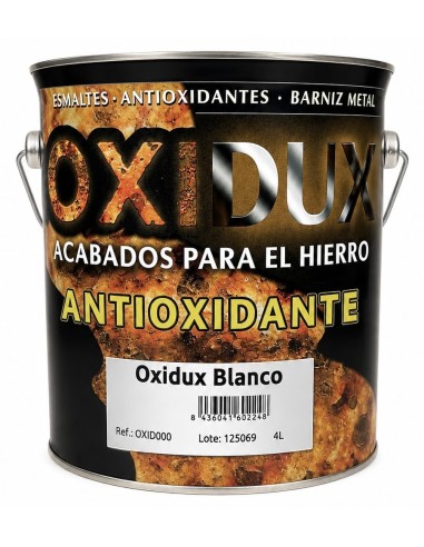 ESMALTE ANTIOXIDANTE BRILLO BLANCO OXIDUX 4lt (Nupinsur)