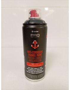 SPRAY ESMALTE ANTICORROSIVO GRIS ANTRACITA RAL 7016 400ml (Montana)