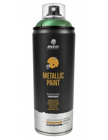 SPRAY METALLIC VERDE R.6035 400ml (Montana)