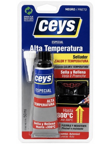 SELLADOR ALTA TEMPERATURA NEGRO 50ml (Ceys)