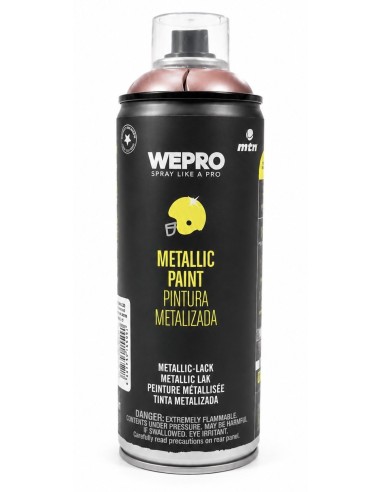 SPRAY METALLIC ORO ROSA 400ml (Montana)