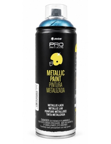SPRAY METALLIC AZUL R.5025  400ml (Montana)