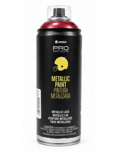 SPRAY METALLIC ROJO R.3032  400ml (Montana)