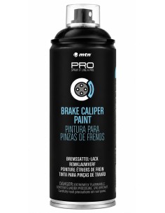SPRAY PINZAS DE FRENO NEGRO BRILLO 400ml (Montana)