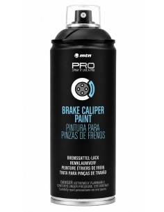 SPRAY PINZAS DE FRENO NEGRO SATINADO 400ml (Montana)