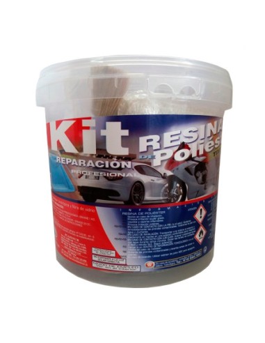 KIT RESINA POLIÉSTER 1kg PLAINSUR