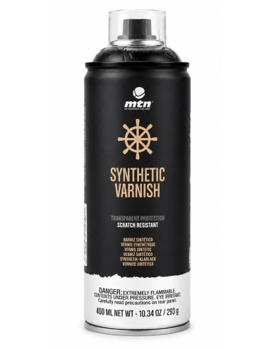 SPRAY BARNIZ SINTÉTICO SATINADO 400 ml MONTANA