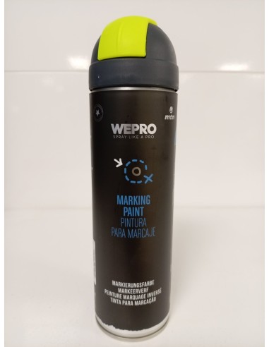 SPRAY MARCAJE 500ml AMARILLO FLUORESCENTE (Montana)