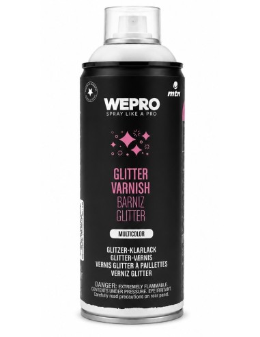 SPRAY BARNIZ GLITTER MULTICOLOR 400ml MONTANA