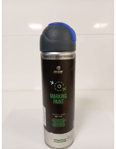 SPRAY MARCAJE 500ml AZUL FLUORESCENTE (Montana)