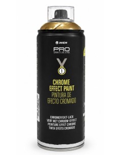 SPRAY EFECTO CROMADO ORO 400ml (Montana)