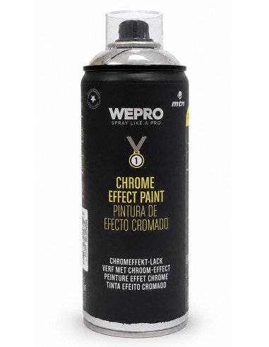 SPRAY EFECTO CROMADO PLATA 400ml (Montana)