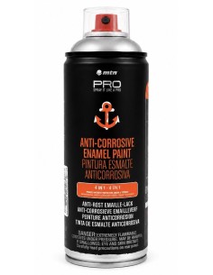 SPRAY ESMALTE ANTICORROSIVO ALUMINIO RAL 9006 400ml (Montana)