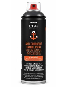 SPRAY ESMALTE ANTICORROSIVO GRIS ANTRACITA RAL 7016 400ml (Montana)