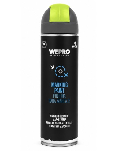 SPRAY MARCAJE 500ml AMARILLO FLUORESCENTE (Montana)