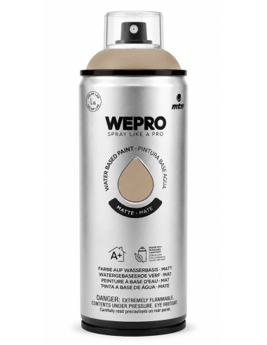 SPRAY WEPRO BASE AGUA MATE MARRÓN LATTE 400ml