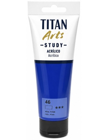 ACRÍLICO STUDY AZUL TITÁN Nº46 120ml (Titán Arts)