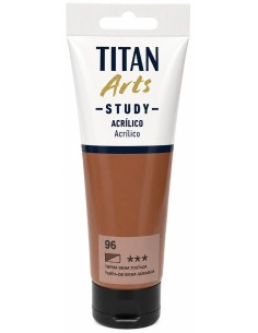 ACRÍLICO STUDY TIERRA SIENA TOSTADA Nº96 120ml (Titán Arts)