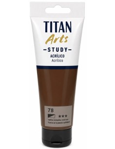 ACRÍLICO STUDY TIERRA SOMBRA TOSTADA Nº78 120ml (Titán Arts)