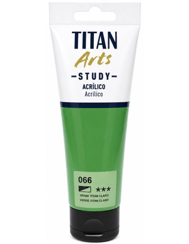 ACRÍLICO STUDY VERDE CLARO Nº66 120ml (Titán Arts)