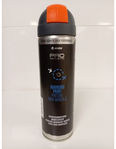 SPRAY MARCAJE FLUORESCENTE NARANJA