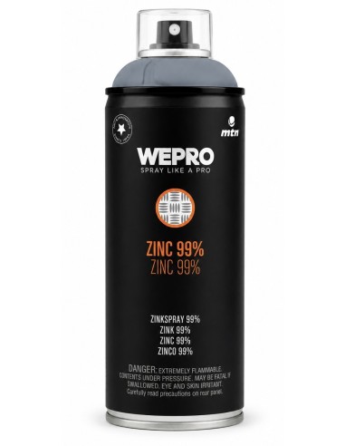 SPRAY ZINC 99% MATE 400ml (Montana)