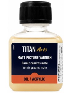 BARNIZ CUADROS MATE 100ml Arts Titán