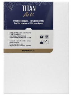 BASTIDOR SENCILLO 4F 33x24 ALGODÓN GRAPADO POR DETRÁS (Arts Titán)