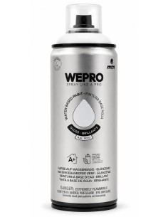 SPRAY WEPRO BASE AGUA BRILLO BLANCO ESTELAR RAL 9010 400ml