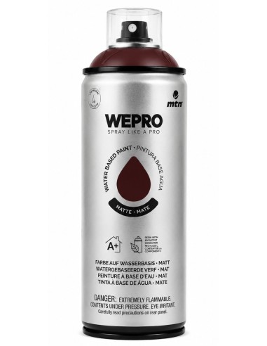 SPRAY WEPRO BASE AGUA MATE BURDEOS 400ml