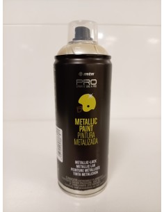 SPRAY METALLIC CHAMPAGNE  400ml (Montana)
