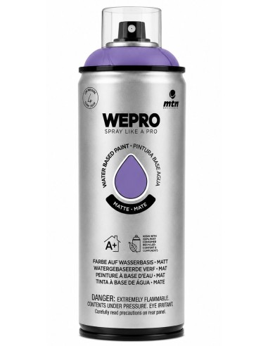 SPRAY WEPRO BASE AGUA MATE VIOLETA HALLOWEEN 400ml