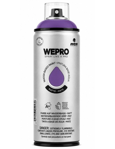SPRAY WEPRO BASE AGUA MATE VIOLETA REVOLUCIÓN 400ml