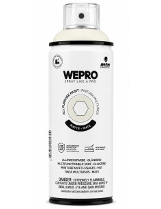 SPRAY WEPRO BASE DISOLVENTE 0940 MATE BLANCO MOZZARELLA 400ml