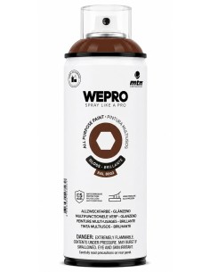 SPRAY WEPRO BASE DISOLVENTE RAL 8002 MARRÓN WHISKEY  400ml