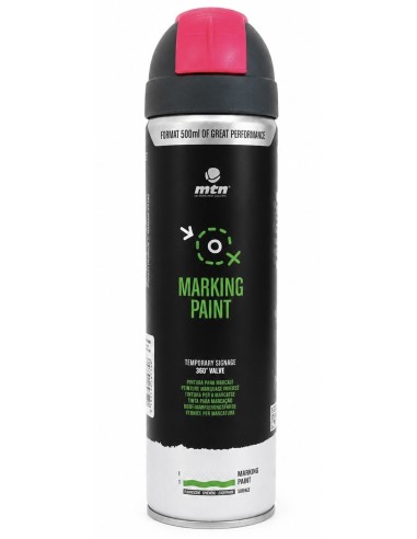 SPRAY MARCAJE 500ml FUCSIA FLUORESCENTE (Montana)
