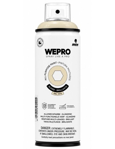 SPRAY WEPRO BASE DISOLVENTE RAL 1015 AMARILLO DAKOTA 400ml