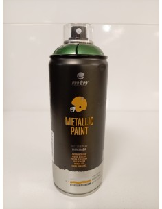 SPRAY METALLIC VERDE R.6035 400ml (Montana)
