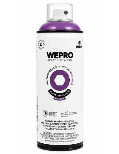 SPRAY WEPRO BASE DISOLVENTE RAL 4008 VIOLETA FOLK 400ml