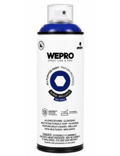SPRAY WEPRO BASE DISOLVENTE RAL 5002 AZUL VELVET 400ml